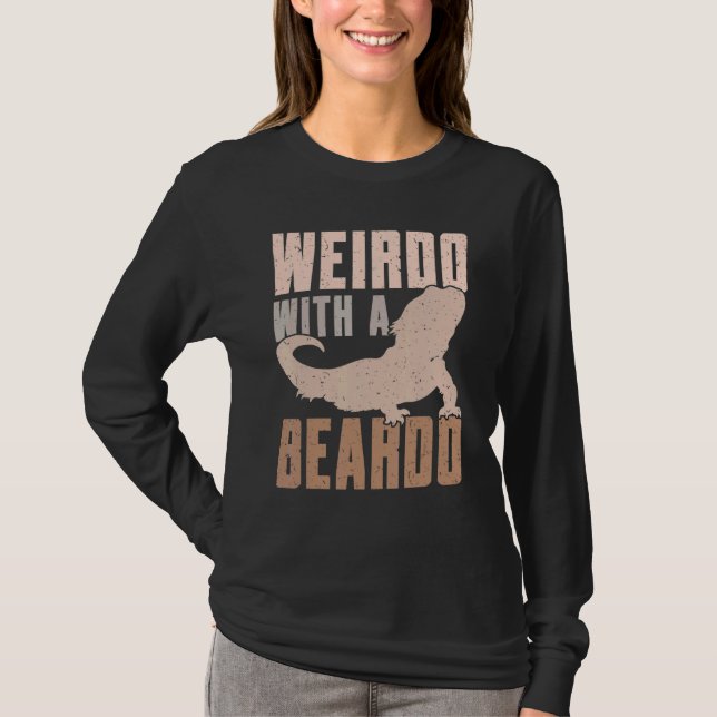 Camiseta Weirdo Con Un Dragón Con Cabeza Beardo Lizard Geck (Anverso)