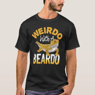 Camiseta Weirdo Con Un Dragón Con Cabeza Beardo Lover Funny