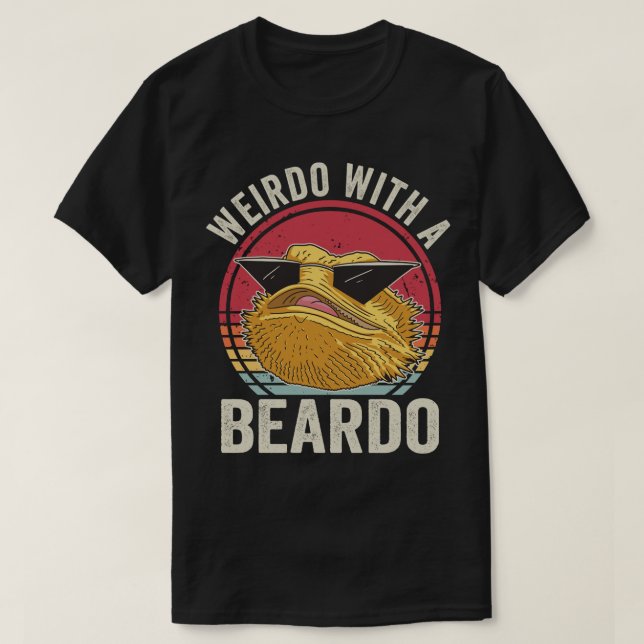 Camiseta Weirdo Con Un Dragón De Barrido De Beardo (Diseño del anverso)