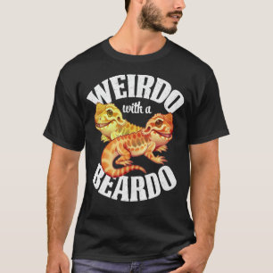 Camiseta Weirdo Y Beardo Beardo Bearded Dragon Lover Apparg