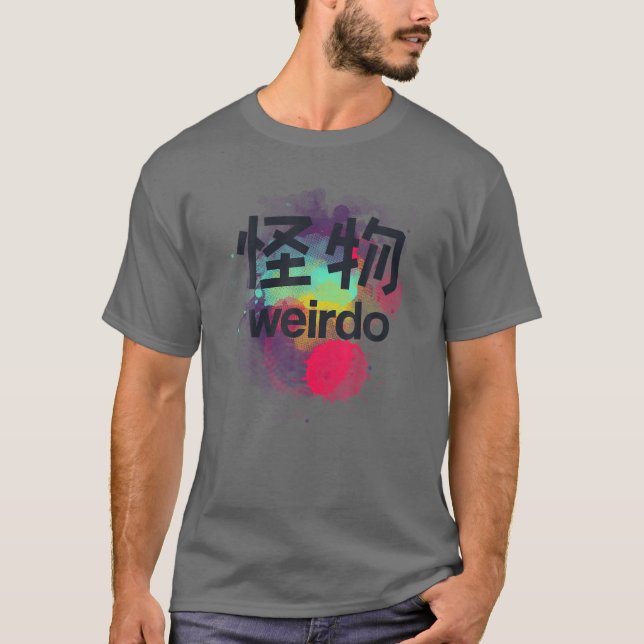 Camiseta Weirod In Kanji (Cartas Japonesas). (Anverso)