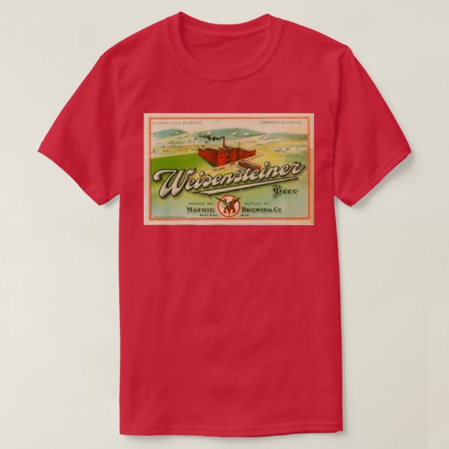 Camiseta Weisensteiner Beer T (Diseño del anverso)