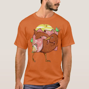 Camiseta Weka en un picnic