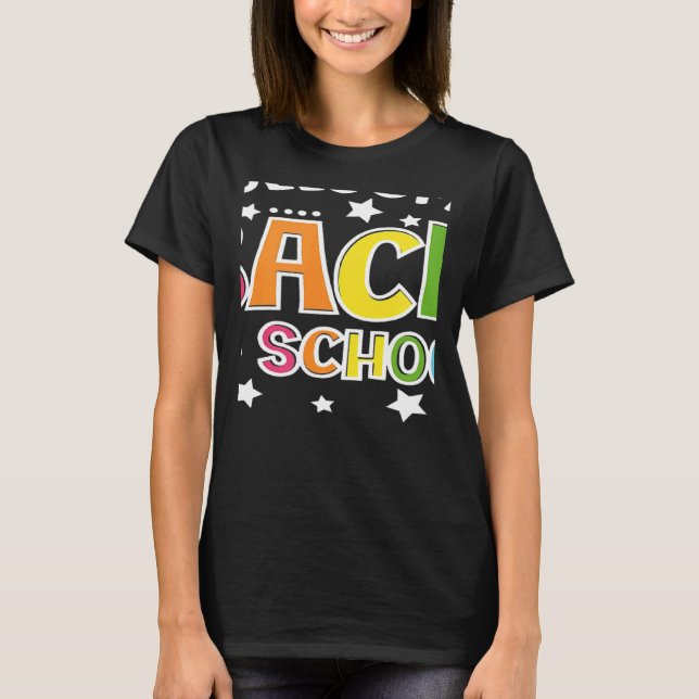 Camiseta Welcome Back To School Christmas 2023 Outfit Half  (Anverso)