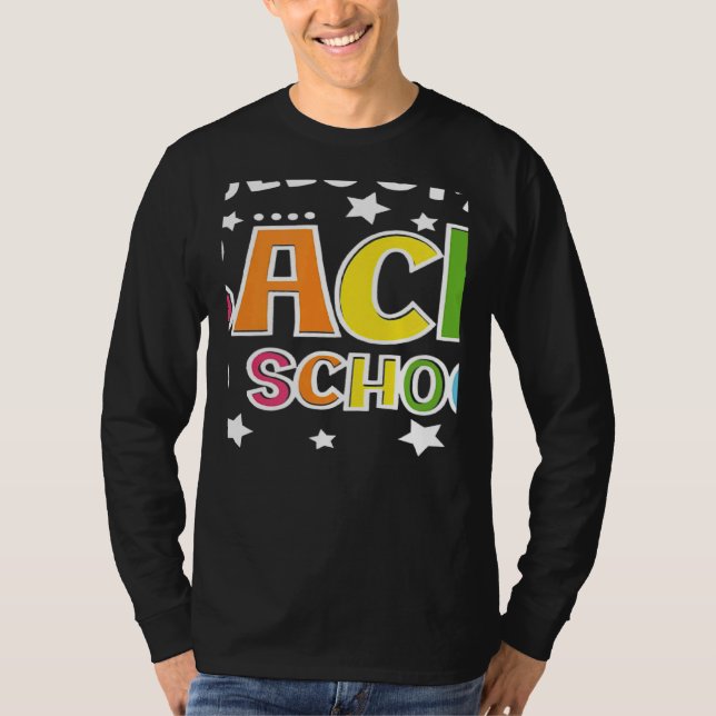 Camiseta Welcome Back To School Christmas 2023 Outfit Half  (Anverso)
