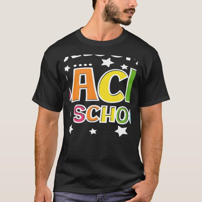 Camiseta Welcome Back To School Christmas 2023 Outfit Half  (Anverso)