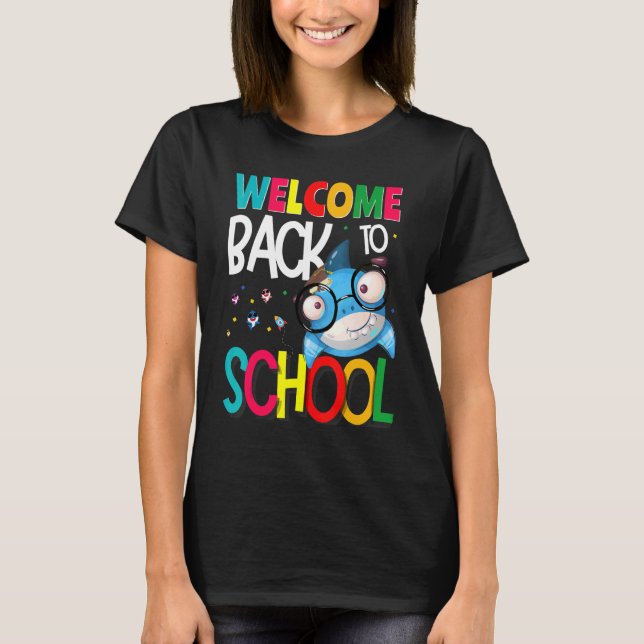 Camiseta Welcome Back to School First Day of School Teacher (Anverso)
