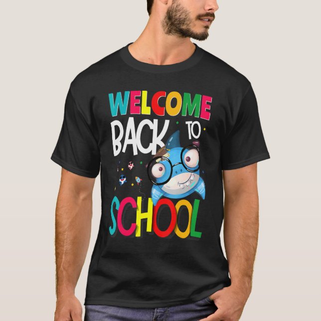 Camiseta Welcome Back to School First Day of School Teacher (Anverso)