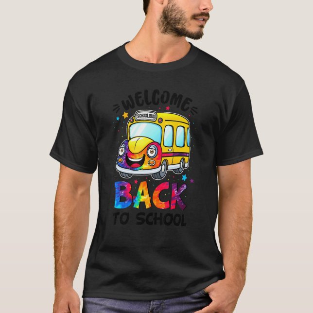 Camiseta Welcome Back To School for Bus Drivers Transportat (Anverso)