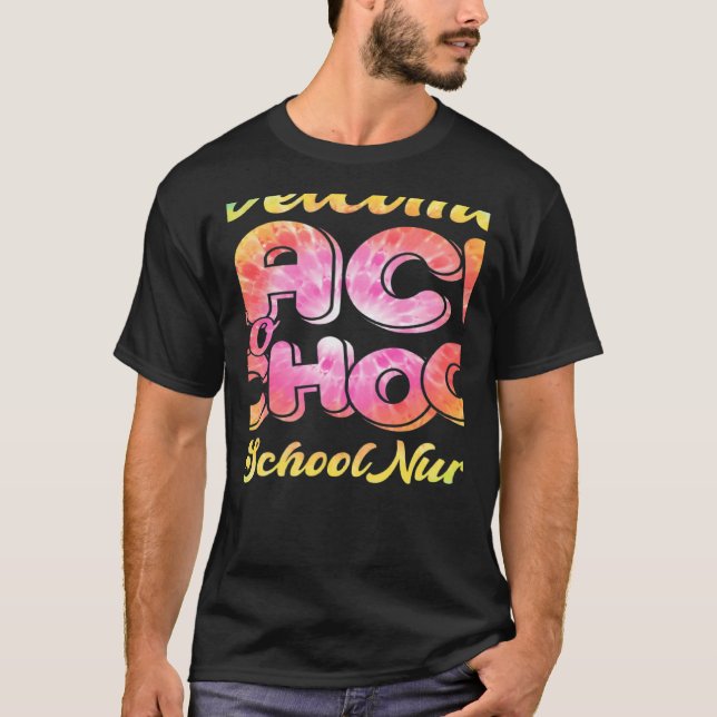 Camiseta Welcome Back To School Nurse 1st Day Of School Nur (Anverso)