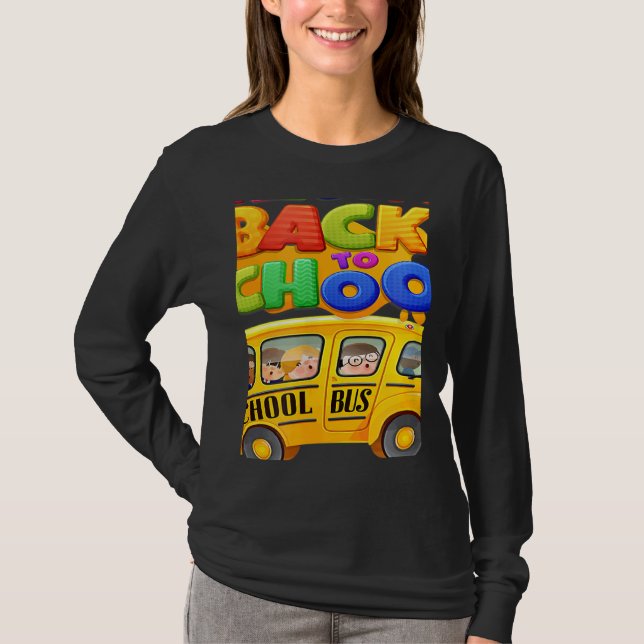 Camiseta Welcome Back to School School Bus Driver Mens Boys (Anverso)