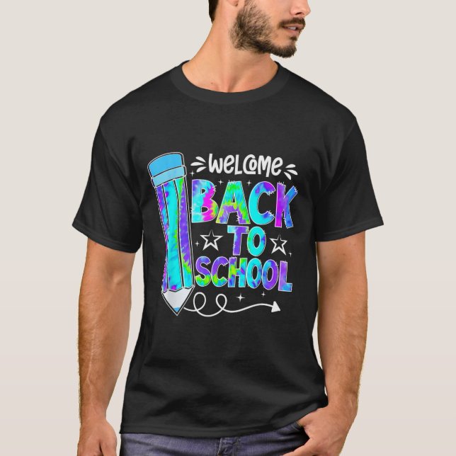 Camiseta Welcome Back To School Shirts First Day Of School  (Anverso)