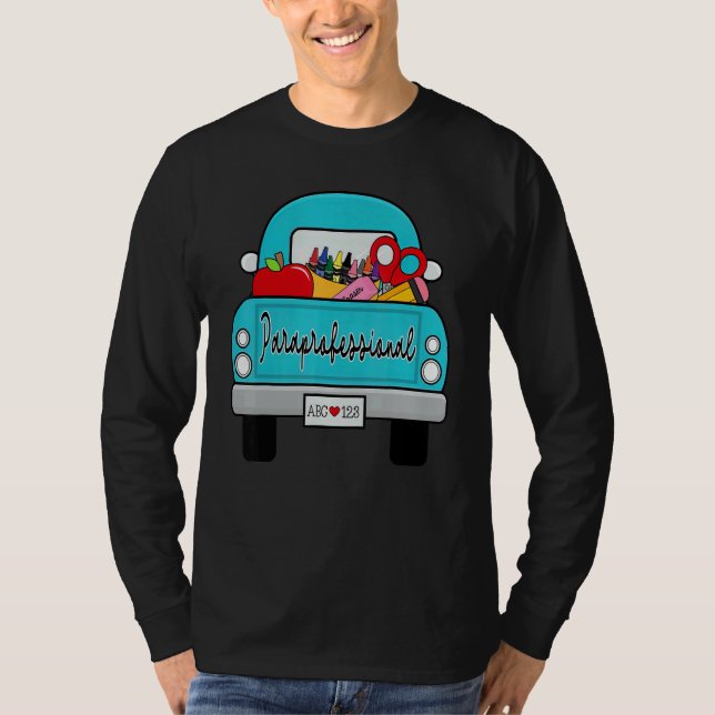 Camiseta Welcome Back to School With Truck   Paraprofession (Anverso)