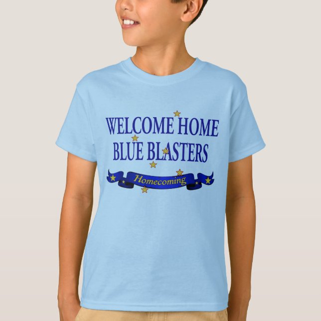 Camiseta Welcome Home Blue Blasters (Anverso)