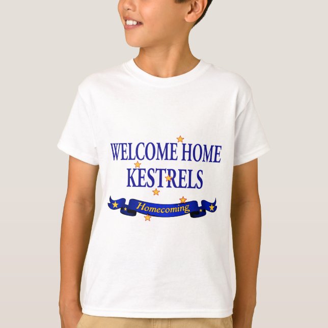 Camiseta Welcome Home Kestrels (Anverso)