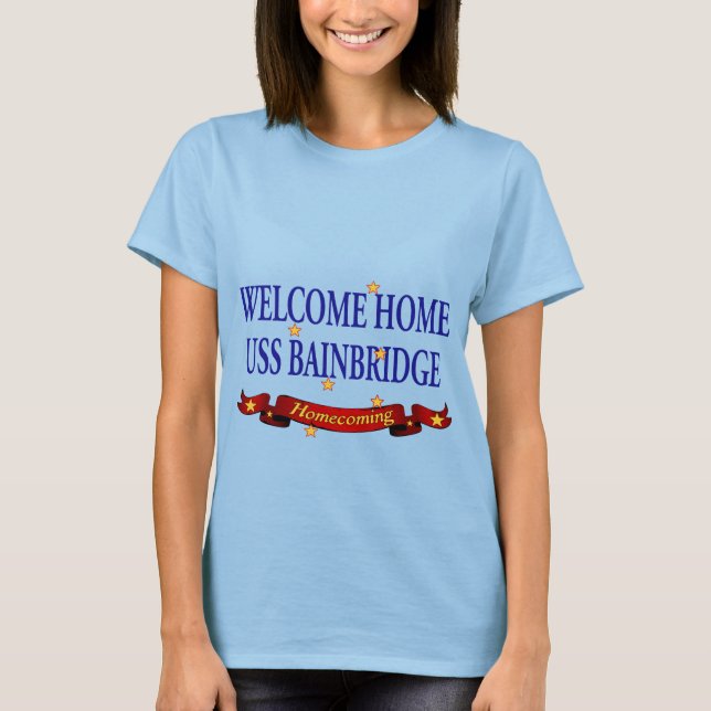 Camiseta Welcome Home USS Bainbridge (Anverso)