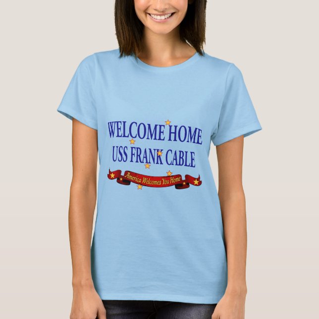 Camiseta Welcome Home USS Frank Cable (Anverso)
