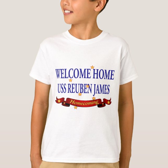 Camiseta Welcome Home USS Reuben James (Anverso)