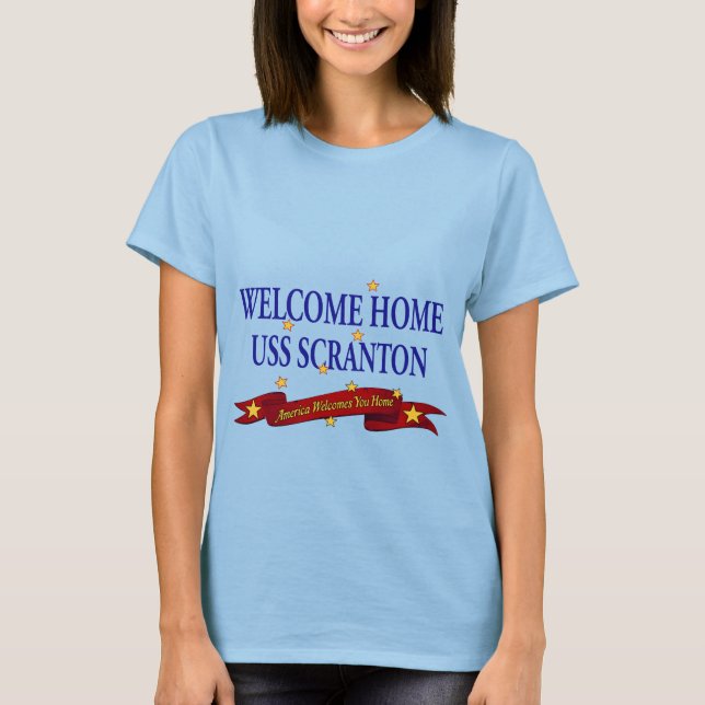 Camiseta Welcome Home USS Scranton (Anverso)