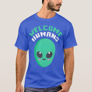 Camiseta Welcome Humans quote friend