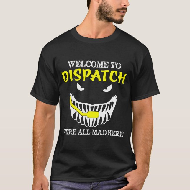 Camiseta Welcome To Dispatch Funny 911 Dispatch Halloween S (Anverso)