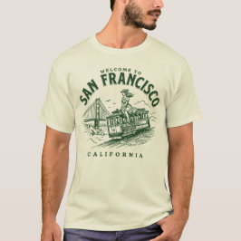 Camiseta Welcome to San Francisco City California