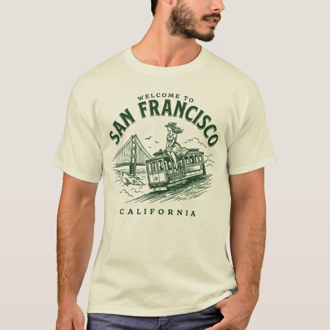 Camiseta Welcome to San Francisco City California (Anverso)