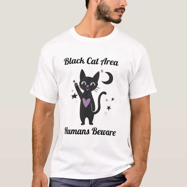Camiseta Welcome to the Black Cat Zone T-Shirt (Anverso)