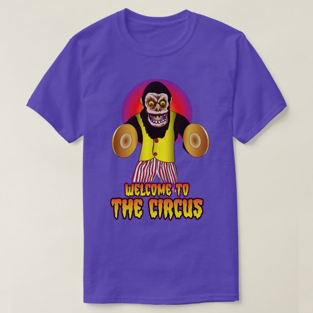 Camiseta Welcome to the Circus Cymbal Monkey  (Diseño del anverso)