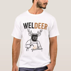 Camiseta Weldeer – Ciervo Soldador Chiste Divertido