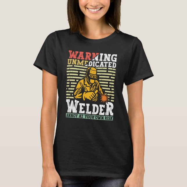 Camiseta Welder Apparel Welding Blacksmith Metal Worker for (Anverso)
