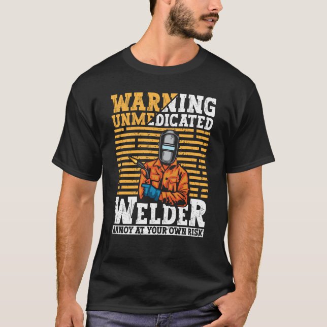 Camiseta Welder Apparel Welding Blacksmith Metal Worker for (Anverso)