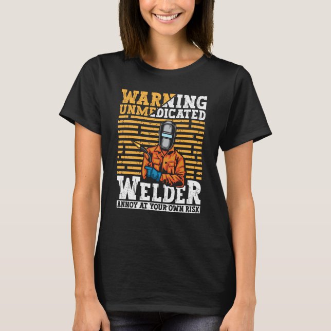 Camiseta Welder Apparel Welding Blacksmith Metal Worker for (Anverso)