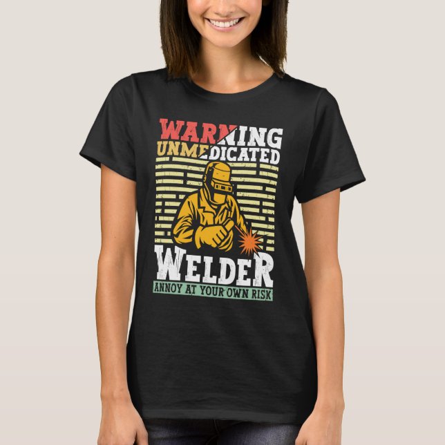 Camiseta Welder Apparel Welding Blacksmith Metal Worker for (Anverso)