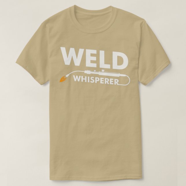 Camiseta Welder Cita Funny Design Weld Whisperer (Diseño del anverso)