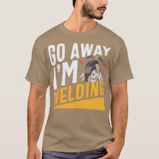 Camiseta Welder Cita Gracioso Diseño Ausente Im Soldadura T