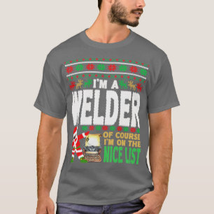Camiseta Welder Ugly Navidades Welder Gift