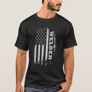 Camiseta Welder USA Bandera Americana Wellington Patriótico