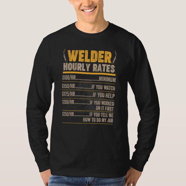 Camiseta Welder Weldin Trabajador Ironsmith Blacksmith Expe (Anverso)