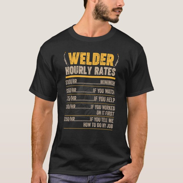 Camiseta Welder Weldin Trabajador Ironsmith Blacksmith Expe (Anverso)