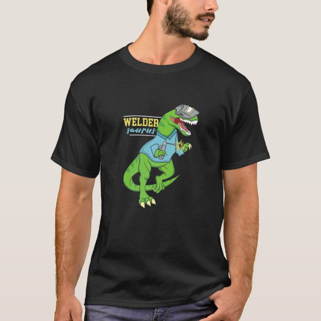 Camiseta Weldersaurus Wellness Dinosaurios Artwork for a We (Anverso)