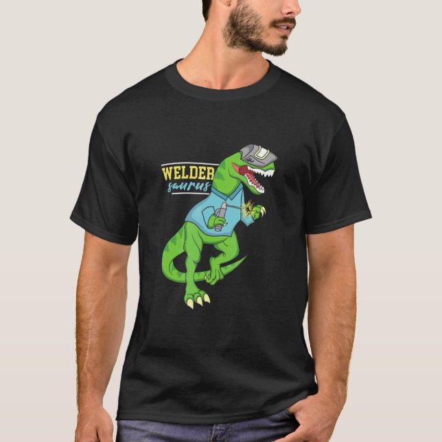 Camiseta Weldersaurus Wellness Dinosaurios Artwork for a We (Anverso)