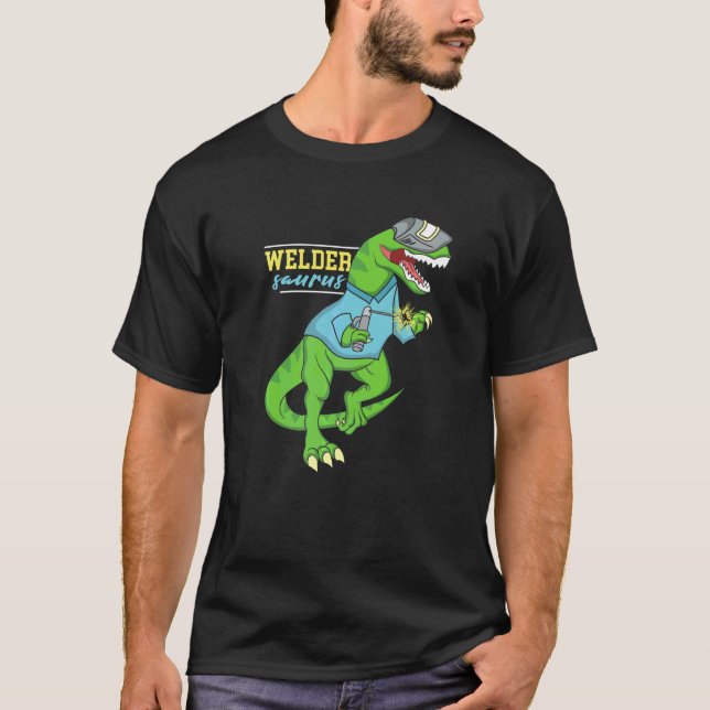 Camiseta Weldersaurus Wellness Dinosaurios Artwork for a We (Anverso)