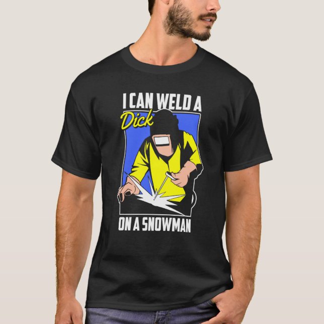 Camiseta Welding Snowman  Metal Worker Welder (Anverso)