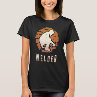 Camiseta Welding Welder Vintage Retro Classic Sunset