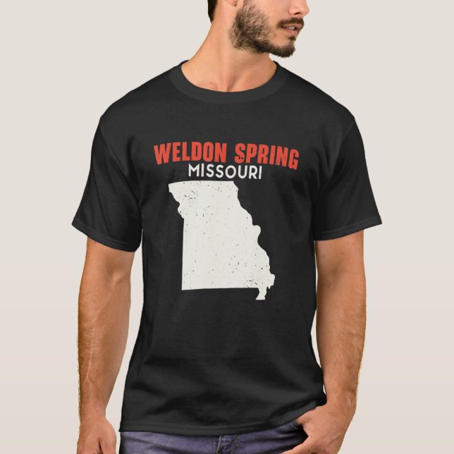 Camiseta Weldon Spring Misuri Estados Unidos de América Via (Anverso)
