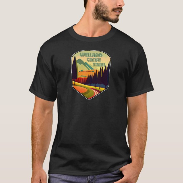 Camiseta Welland Canal Trail Ontario Canada Colors (Anverso)
