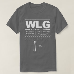 Camiseta Wellington Airport WLG T-Shirt