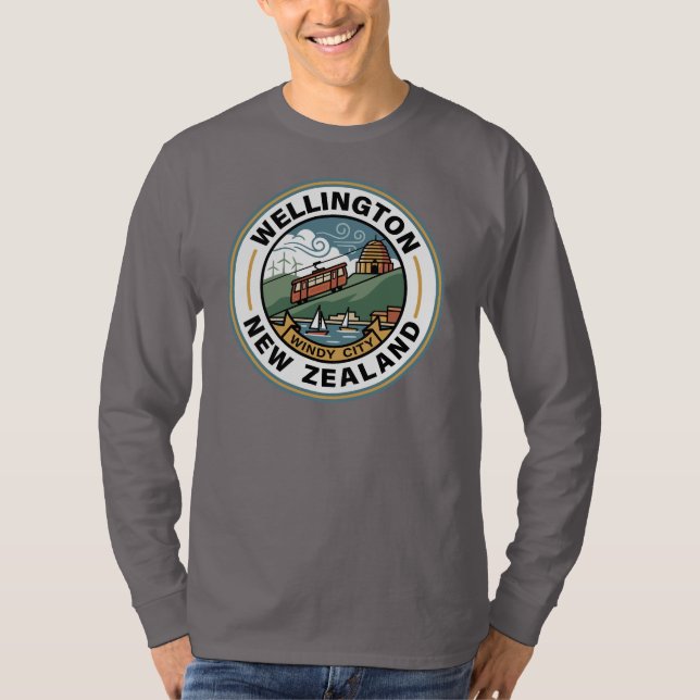 Camiseta Wellington New Zealand (Anverso)