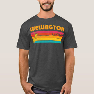 Camiseta Wellington New Zealand Vintage Distresress Souveni